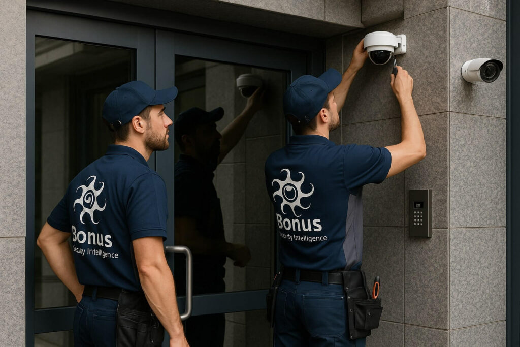 instalação de equipamentos de segurança eletrônica